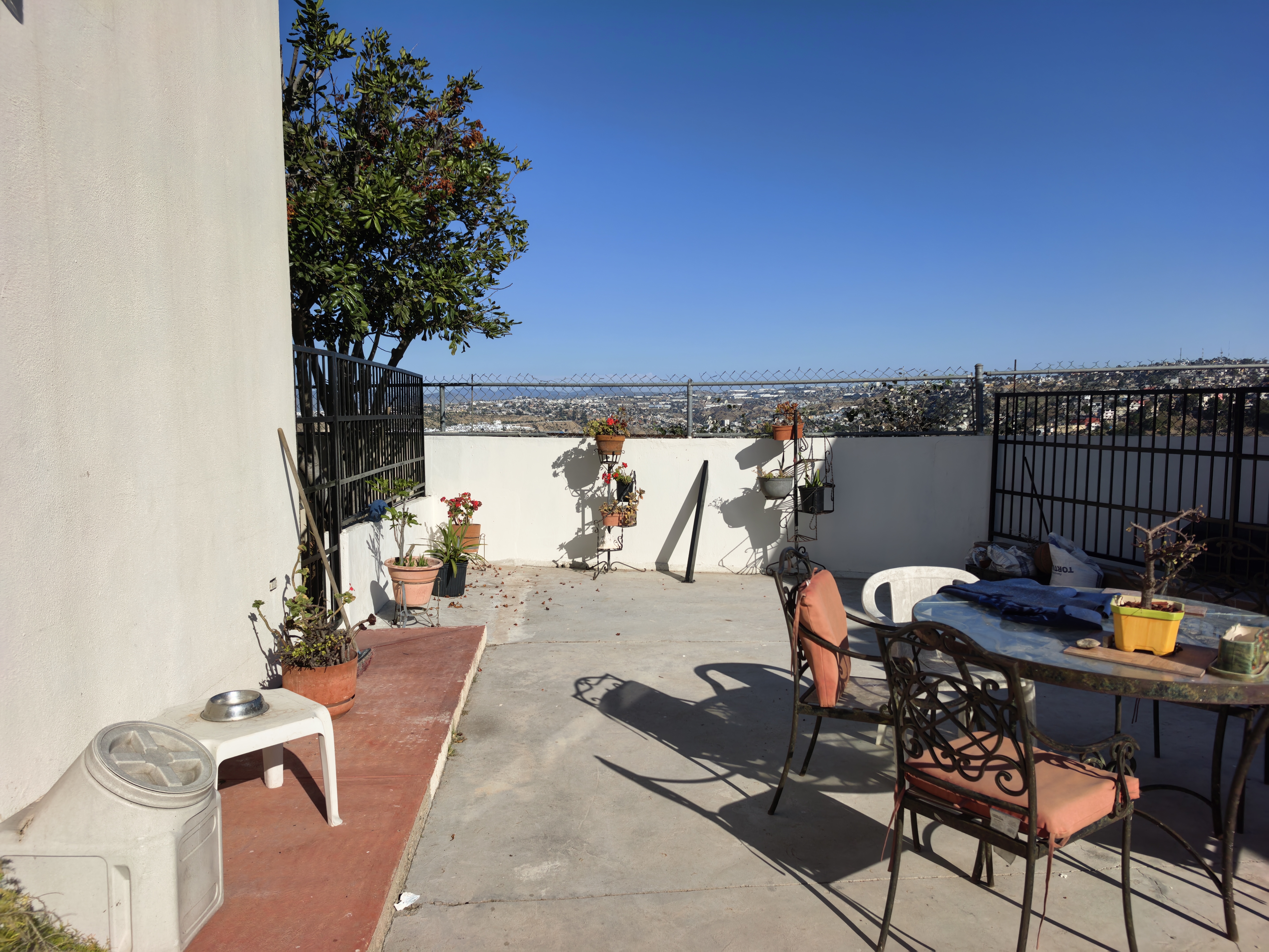 Terraza y patio exterior